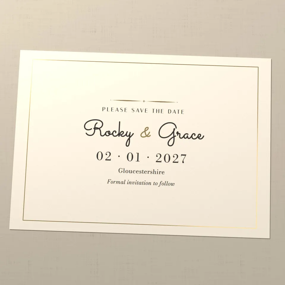 Save the dates, photographed